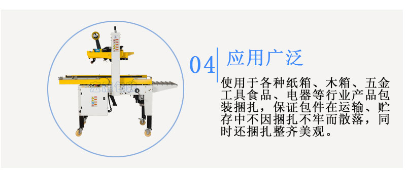 自动封箱机MH-FJ-1AWE应用